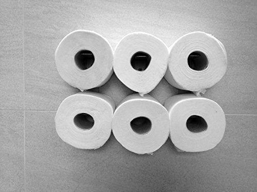 Preisvergleich Produktbild Toilettenpapierhalter unsichtbar Ersatzrollenhalter WC Bad Toilette selbstklebend ohne bohren schwarz 6er