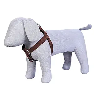 Pets Like Dog Spun Poly Regular V Harness Brown(Large)