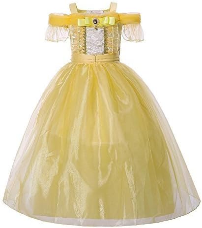 Detalles Sobre Pettigirl Girls Princess Dress Cosplay Magica Costume Fantasia Dress 02 (140（6-7 years）)