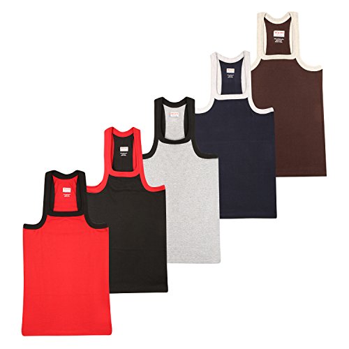 Wyatt Mens Cotton Gym Vest(Pack of 5) RS.469 (53.00% Off) - Amazon