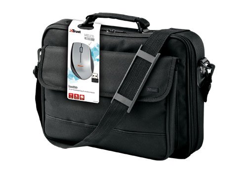 Trust 18227 Isotto Notebooktasche bis 40,6 cm (16 Zoll) mit kabellose optische Maus (800dpi, USB) - 2