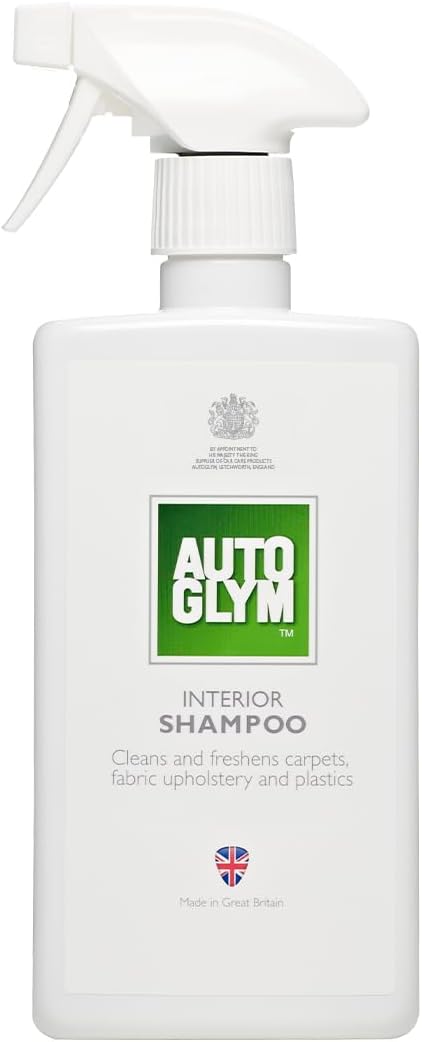Autoglym Interior Shampoo, 500ml - Car Interior Shampoo That Cleans and Freshens Carpets, Fabrics, Upholstery and Plastics