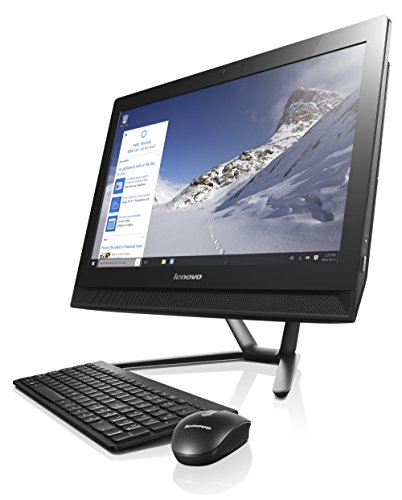 Lenovo C40-05 54,61 cm (21,5 Zoll Full HD) All-in-One Desktop-PC (AMD A8-7410 Quad-Core Prozessor, 2,5GHz, 6GB RAM, 1TB HDD, AMD R5 A330, 2GB, DVD-Brenner, Windows 10) schwarz - 3