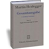 Gesamtausgabe 3 Abt Bd 68 Hegel 1 Die Negativitat 1938 39 2 Erlauterungen Der Einleitung Zu Hegels Phanomenologie Des Geistes 1942 Amazon De Schussler Ingrid Heidegger Martin Bucher
