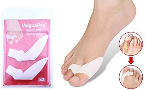 Valgus Pro ® - Gel Bunion Toe Corrector - Straightener - 2 pcs | Hallux Valgus 100% Medical Silicone Corrector | Bunion Separator - Pain Relief - Protector | Non-allergic | Certified