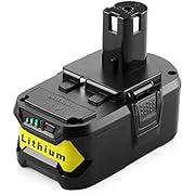 Energup 18V 5000mAh Li-ion Batterie de Rechange pour Ryobi ONE+ RB18L40 RB18L25 RB18L15 P108 P107 P105 P104 P103 P102