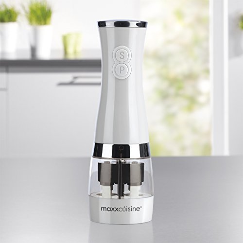 TV Unser Original 06398 maxxcuisine Elektrische Gewürzmühle 2 in 1, weiß - 2