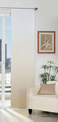 5er-Set Flächenvorhang BUDA, 95406-711, bestehend aus Motiv-, Farbverlauf- und Uni-Flächenvorhängen | je 245×60 cm - 5