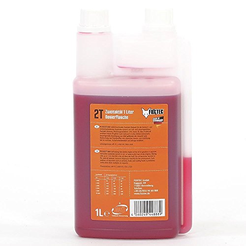 FUXTEC 1 Liter 2 Takt Öl in Dosierflasche für Benzin Motorsense Kettensäge Laubsauger MADE IN GERMANY - 2