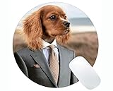 Runde Mauspad, Hundewelpen-junger Hundennettes kleines Hundehaustier-Gaming-Mauspad