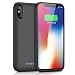 Produktbild Trswyop Akku Hülle für iPhone X/XS, [6500mAh] Tragbare Ladebatterie Zusatzakku Externe Handyhülle Batterie Wiederaufladbare Schutzhülle Battery Pack Power Bank Akku Case für iPhone X/XS [5,8 Zoll]