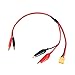Produktbild Kongqiabona 450mm 4mm Bananenstecker/Stecker auf XT60 Stecker Adapter Kabel Konverter Fernbedienung Krokodilklemmen Anschlusskabel