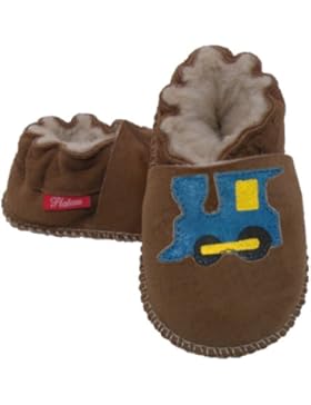 Plateau Tibet - ECHT LAMMFELL Baby Kinder Schuhe Babyschuhe Krabbelschuhe Jungen Mädchen Lammfellschuhe - Zug