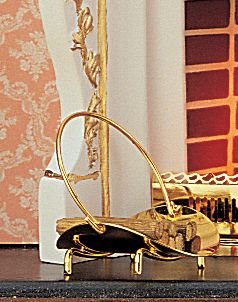 Preisvergleich Produktbild Kaminholzkorb mit Holz für das Puppenhaus