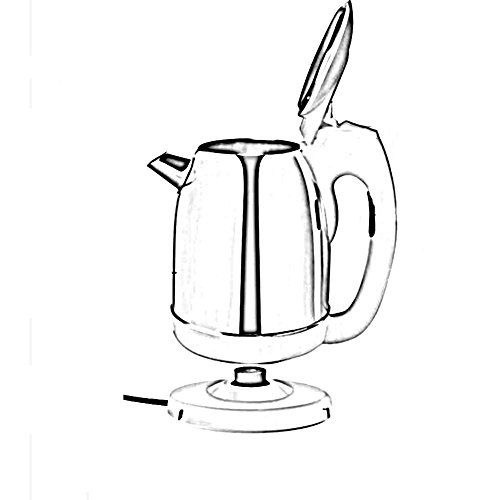 BCQ Electric Kettle Home Small Kettle 1.2L Automatic Power off 304 Stainless Steel Kettle Electric Kettles,1