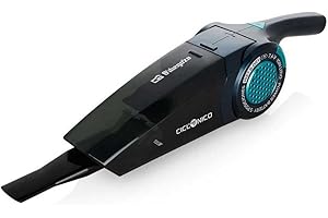 Orbegozo AP 1500 Aspiradora de mano sin cable, Aspira sólidos y líquidos, Mango de inclinación variable, Sistema de aspiración ciclónico, 2200 mAh, 3 accesorios incluidos, Color Negro