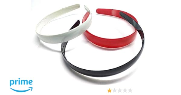 Smark Plain Broad Plastic Hair Band For Women And Girls Random