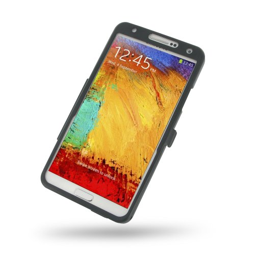 Samsung GALAXY Note3 III LTE Aluminum Metal Hard Case - SM-N900 SM-N9005 N9000 - Open Screen Design (Black) by BatchMart