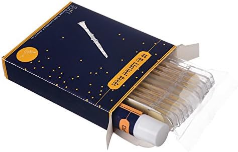 10 Bb Clarinet Reeds (Tanbi Music CLR101): 10 Soft Reeds Strength 1.5-2 and Clarinet Cork Grease