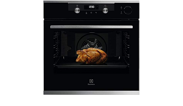 Electrolux - Forno multifunzione combinato a vapore SteamCrisp pirolitico  KOCDP 60 X in vetro nero con finiture inox da 60 cm : Amazon.it: Grandi  elettrodomestici