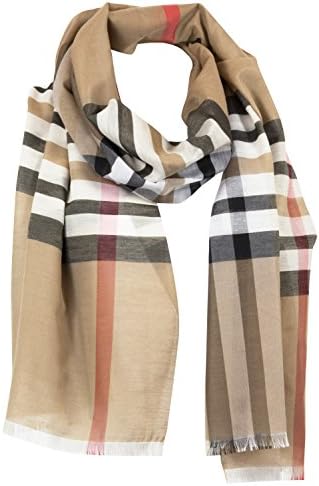 RW Fashion, Men, Women, Scarf, Silk Scarf, Silk Scarf – viscose, Beige – Tables, svk953