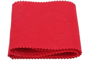 SUNGOOYUE Chiffon pour clavier de piano en feutre de haute qualité, absorbant la poussière et repoussant l'humidité, pour protéger le piano et le clavier, rouge