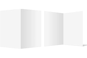 KARTENECKE.DE 50 Blanko Klappkarten hoch DIN A6 148 x 105 mm Bilderdruckpapier matt 300 g/qm Set Papier wählbar