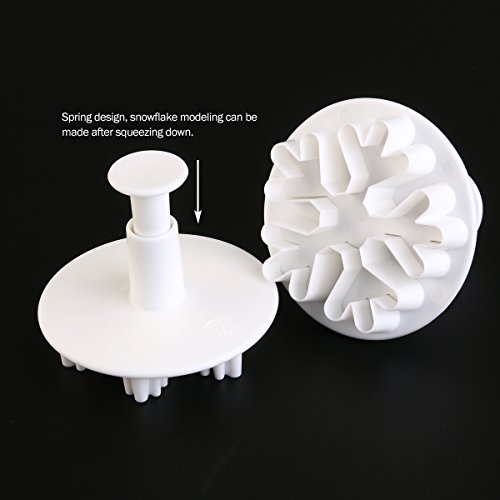 OUNONA 12 Stück Fondant Ausstecher Rosen Ausstecher Ausstechformen Set für Tortendekoration - 3