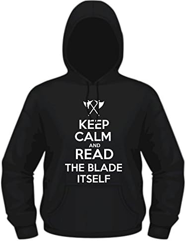 Creepyshirt - KEEP CALM AND READ THE BLADE ITSELF HOODIE - XL