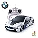 Price comparison product image Concept BMW i8 Remote Control Cars for Kids - Playtech Logic PL615 Licensed 1:24 Scale Model Electric Radio Controlled BMW RC Car Toys – Boys Girls Gifts - 1 Year Warranty, RTR Silver 40 Mhz
