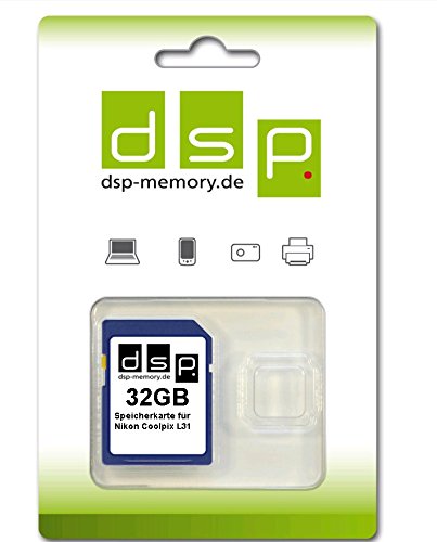 DSP Memory Z-4051557437104 32GB Speicherkarte für Nikon Coolpix L31 - 2
