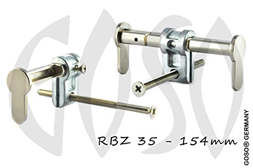 Preisvergleich Produktbild Blindzylinder für Profilzylinder-Einsteckschlösser universal variabl 35-154mm für Brandschutztüren bis T90 R0012