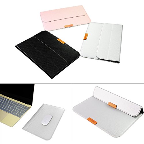 Morecoo Macbook 12 Zoll Laptop Hülle, Eine Hohe Qualität Tasche für Macbook Retina (12 Zoll, Silber) - 6