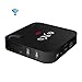 Produktbild mxiii-g Full HD 1080p 4 K Smart TV Box Android 4.4 Amlogic S812 Quad Core Up to 2.0 GHz, RAM: 1 GB, ROM: 8 GB, unterstützt WiFi, XBMC, Miracast, DLNA (Black)
