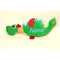 Drachenkissen,60 cm,Kissen Drache, Kuscheltier mit Namen