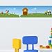 Wandkings border "Big Farm" Length: 450 cm, self-adhesive, for children's rooms
