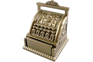 TOWN SQUARE MINIATURES Casa delle Bambole Accessori di Negozio Miniatura Cassa Registratore con Cassetto