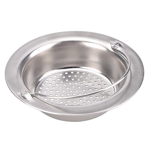 Mudder 2 Stück 4,3 Zoll Edelstahl Küche Sink Sieb Abflusssiebe Spülbeckensieb Ablaufsieb Stopper - 5