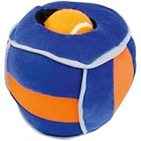 Dogit 72527 Hundespielzeug aus Plüsch - Loopies Hide-a-Ball, mittel