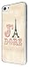 Produktbild iphone 5C Vintage Shabby Chic Eiffel Tower French Jadore Funky Design Fashion Trend Hülle Case Back Cover Metall und Kunststoff