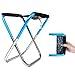 Produktbild BulzEU - - Kleiner Klapphocker tragbar - Mini Tritthocker Camping Klappstuhl Outdoor Klappstuhl Camping Hocker für Angeln Camping Reisen Wandern Strand Garten BBQ Leicht, blau