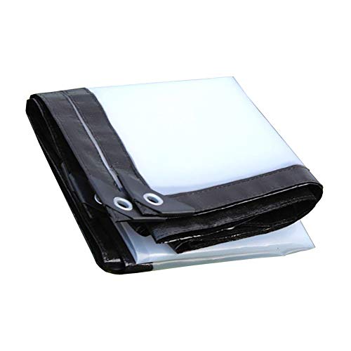 Preisvergleich Produktbild LXF Transparente wasserdichte Plane, transparente Plane mit Ösen, Gewächshausisolierung klarer Kunststoffstoff 125G / M² (größe : 1MX2M)