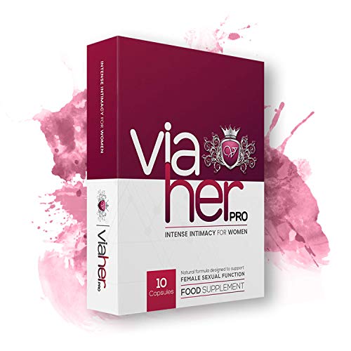 VIAHER PRO | VITAMINES puissantes pour femmes - STIMULE les envies charnelles chez la FEMME | Gélules riches en Arginine, Zinc et Gingembre | Pour retrouver Vitalité, Énergie & Désir