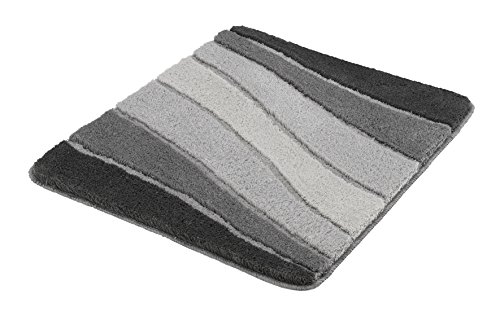 Kleine Wolke Badteppich Ocean grau 55 x 65 cm