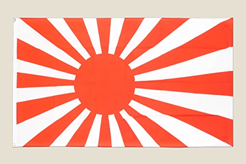 MyPartyShirt Japan rising sun 3 'x 5' Bandiera