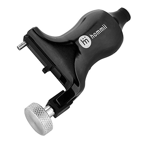 Hommii 2-In-1 Pro. Rotary Tattoo Machine Tattoomaschine Tätowierung Maschine Gun Kits für Körper Kunst Ausrüstung, Geräuscharm, 3.5 mm Hublänge, Raum Aluminium,Unibody, 7-10 V, +50 Stk. Blaue Sterile Einweg Tattoonadeln Tätowiernadeln Tattoospitze Cartridges 1,3,5,7,9 RL - 5