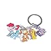 Price comparison product image Mini Lovely Pony Metal Keychain Keyring Pendant 1 Inch