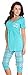 2 in 1 Maternity & nursing 100% cotton 2-peace Pyjama Set 5058 (10, Mint)