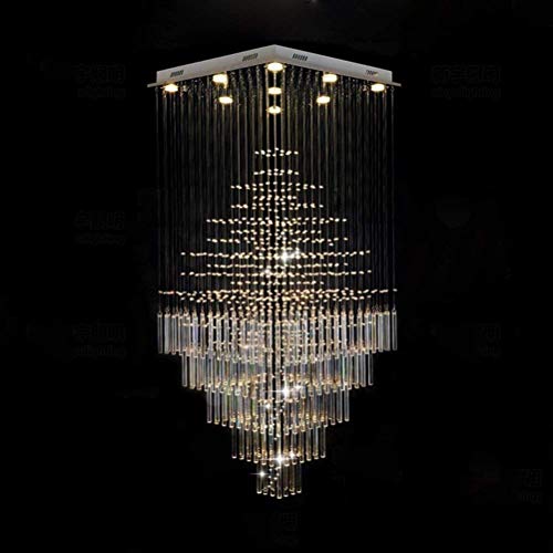 Preisvergleich Produktbild AOLI Kronleuchter Kronleuchter Duplex Villa Boden Lounge Leere Quaste Crystal Staircase Beleuchtung Double Deluxe Hängelinie Licht Gu10 Deckenleuchte Budget der Beleuchtung