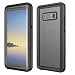 Produktbild Samsung Galaxy Note 8 Wasserfeste Hülle, Lifeepro IP68 Zertifiziert Wasserdicht Ultra Dünn Outdoor Handy Hülle Stoßfest Staubdicht Staubdicht Kratzfestes Gehäuse Full Body Robuste Schutzhülle mit Displayschutz Unterwasser Tasche Case für Samsung Galaxy Note 8 Schwarz 2